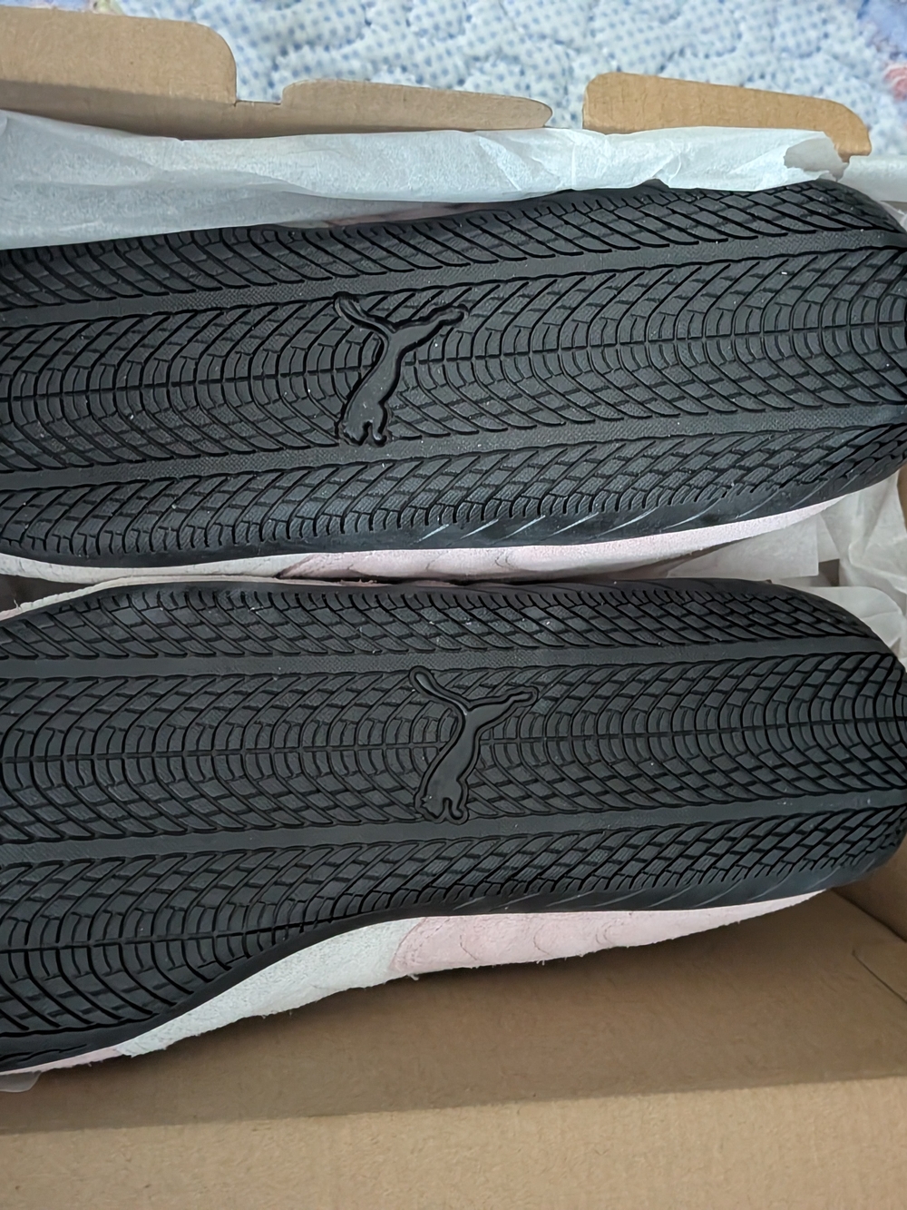 Puma Women's Low-Top Sneakers in Pale Pink - Picture 2 of 3